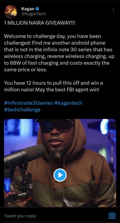 Infinix Mobile - Who wants to win a ticket to challenge