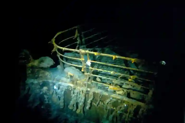 Debris of missing submersible was found near the bow of the Titanic on sea floor