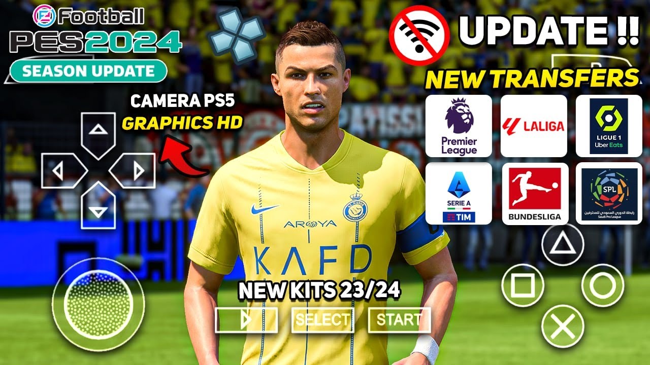 PES 2023 PPSSPP ISO File Download (PS5 Camera) - Apk2me