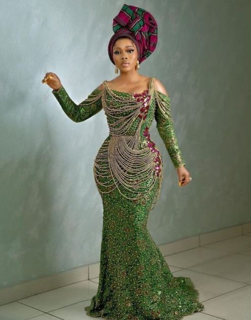 The Most Beautiful Ever Nigerian Lace Gown Styles For Ladies