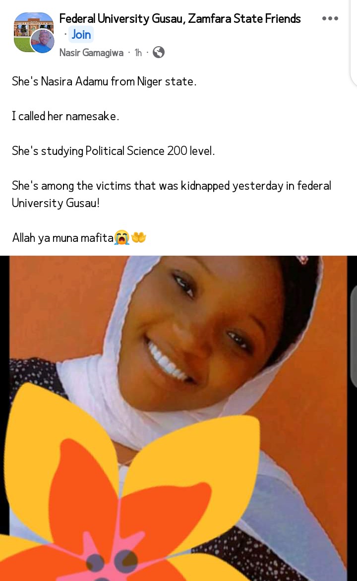 Many Students of the Federal University of Gusau Were Abducted