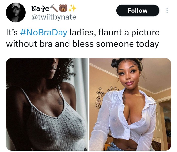 No Bra Day Official (@NoBraDay) / X