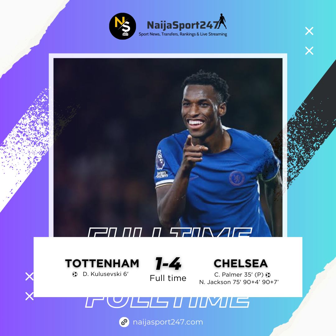 Tottenham 1-4 Chelsea, HIGHLIGHTS