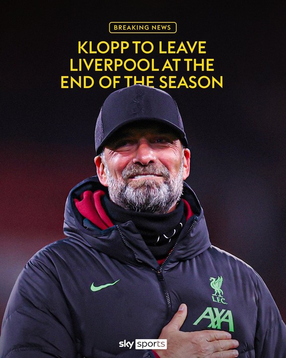 I Will Leave Liverpool At The End Of This Season - Klopp - Sports - Nigeria