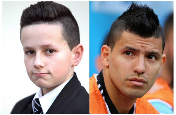 See How This 13-year-old Student Was Suspended For Sergio Agüero Haircut -  Sports - Nigeria