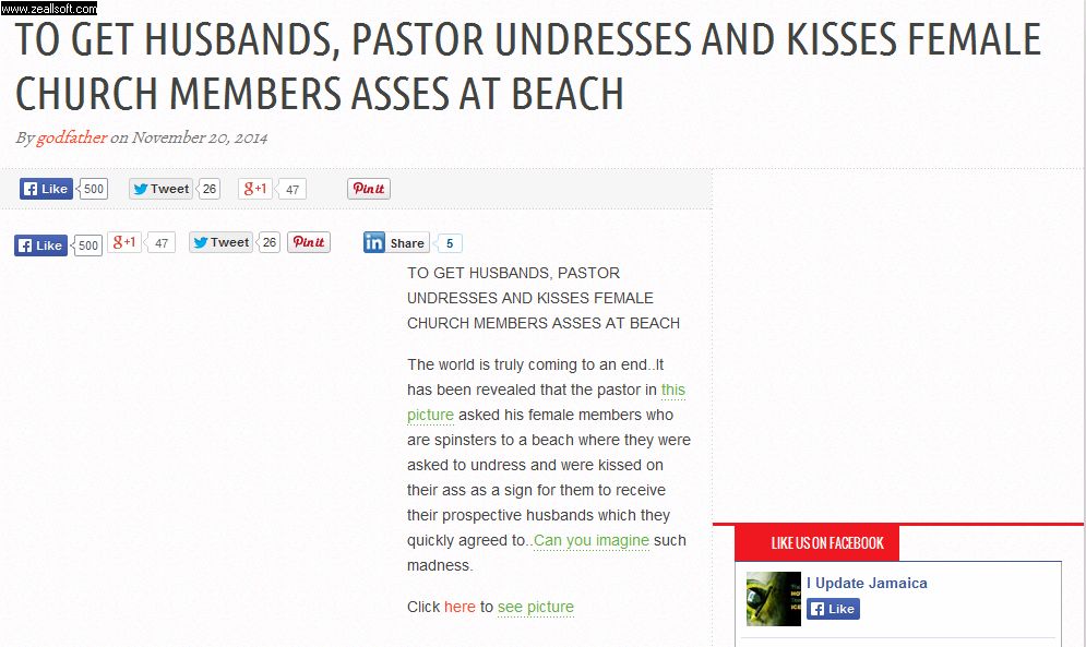 Pastor Kiss Women Butt