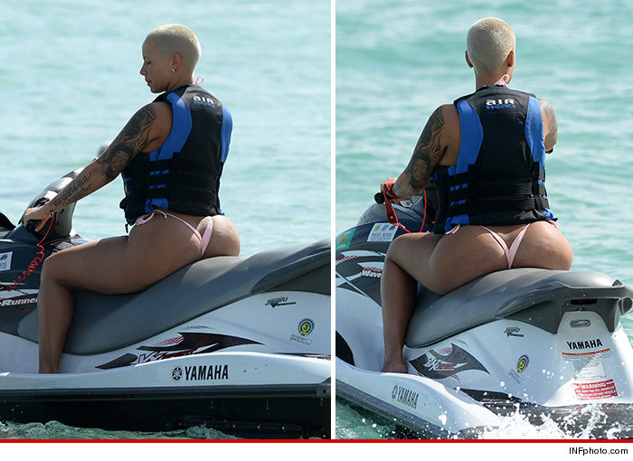 Amber Rose Goes Jet Skiing In A Tiny Pink Thong Bikini!!! Check On It -  Celebrities - Nigeria