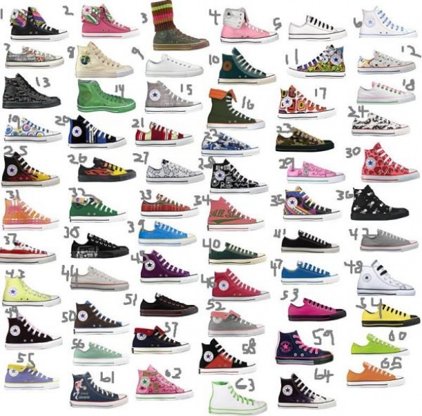 all converse models ever made