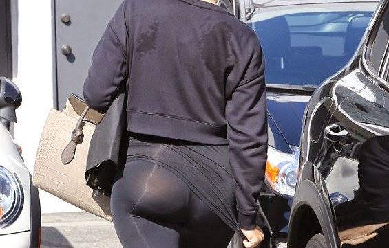 photos]khloe Kardashian Put Her Butt On Display In A See Through Leggings -  Celebrities - Nigeria