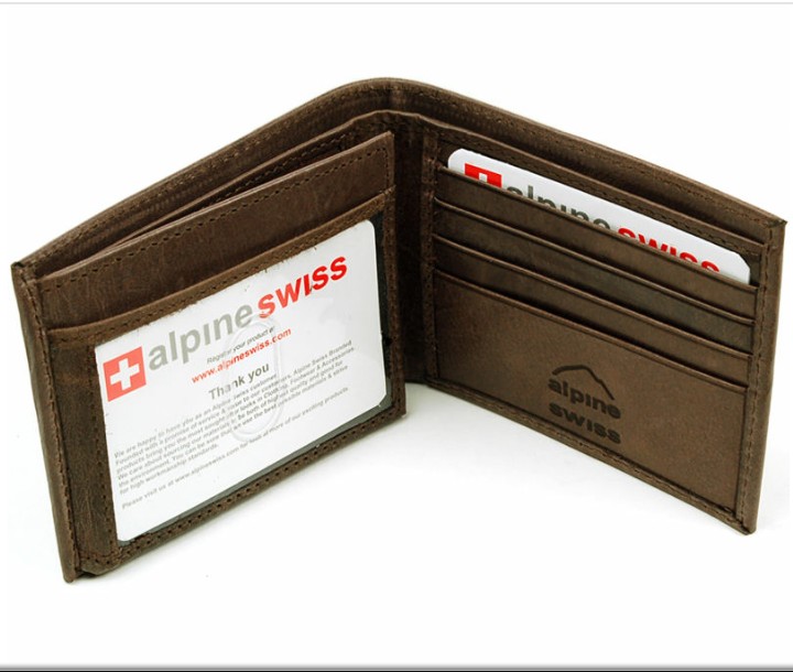Alpine Swiss Genuine Leather Wallets Available Whatsapp; 07089061554 ...