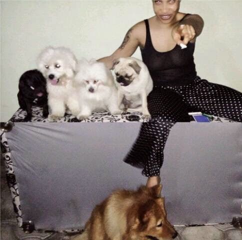 Tonto Dikeh Is Braless As She Shows Off Her Dogs - Celebrities - Nigeria