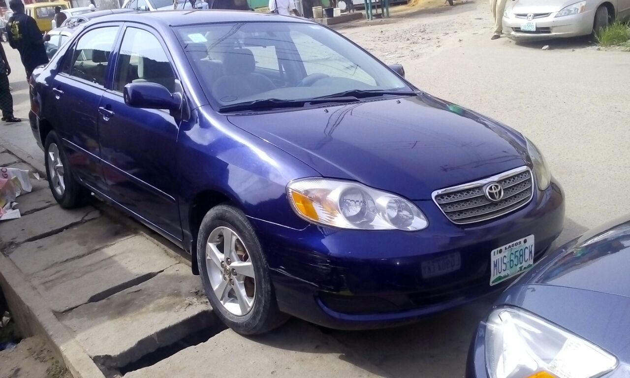 Registered(nigerian Used) Toyota Corolla BLUE Year: 2005 Auto Drive