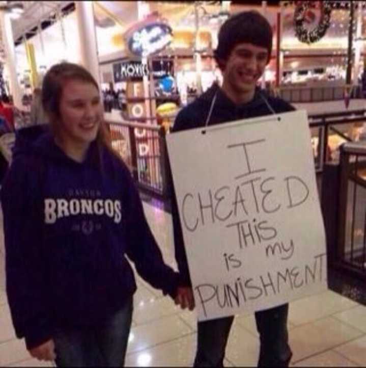 Punishment for cheating