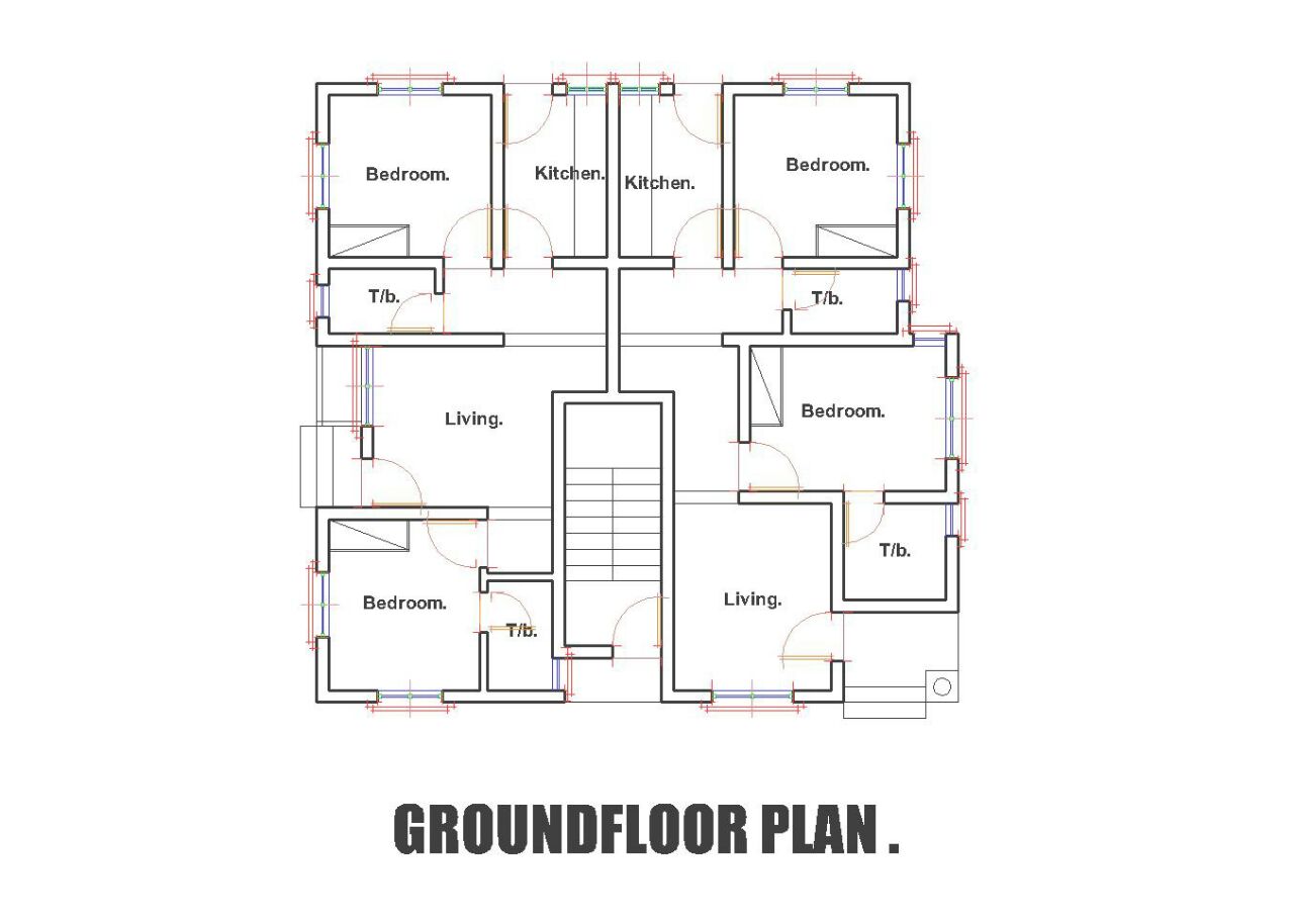 Modern Nairaland Three Bedroom Bungalow Floor Plan In