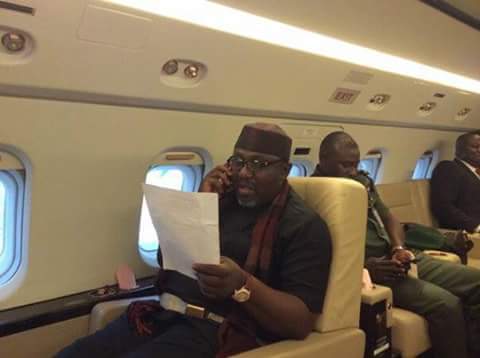 Photo Of Governor Okorocha On A Private Jet Looking For Bailout ...