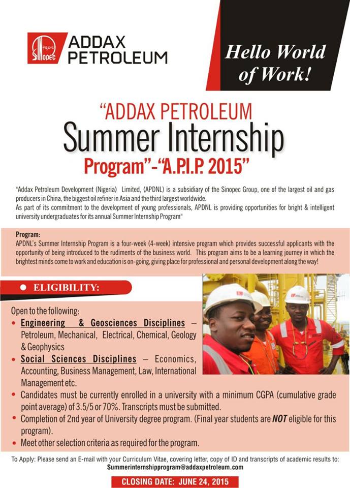 how-to-apply-for-addax-petroleum-summer-internship-2015-education-nigeria