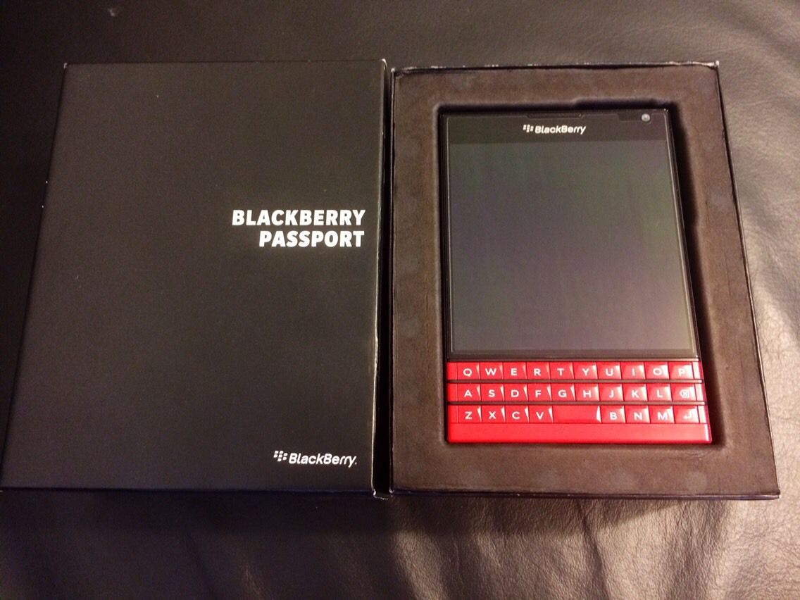 NPA London Use Blackberry Passport 32GB Red For Sale In Lagos @65k