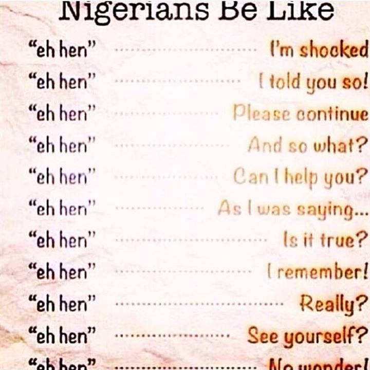 Nigerians And Their Method Of Question And Answer - Jokes Etc - Nigeria