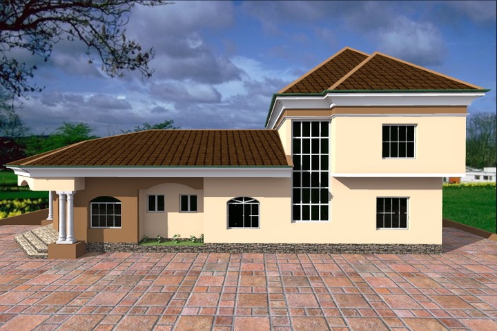 Building from the Diaspora 3 Bedroom Bungalow + Penthouse (2 Rooms) at