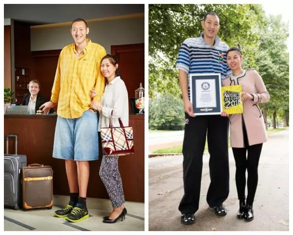 World tallest couple recognised by Guinness