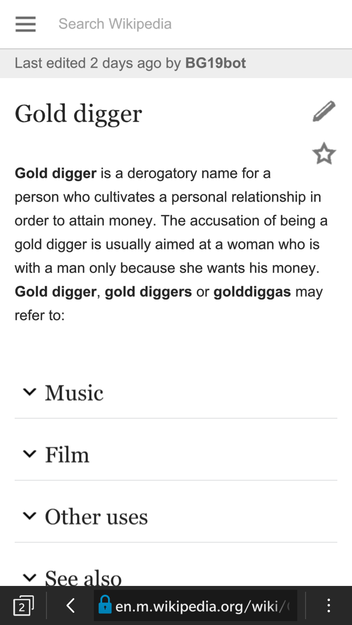 Who Is The True Gold Digger? - Romance - Nigeria