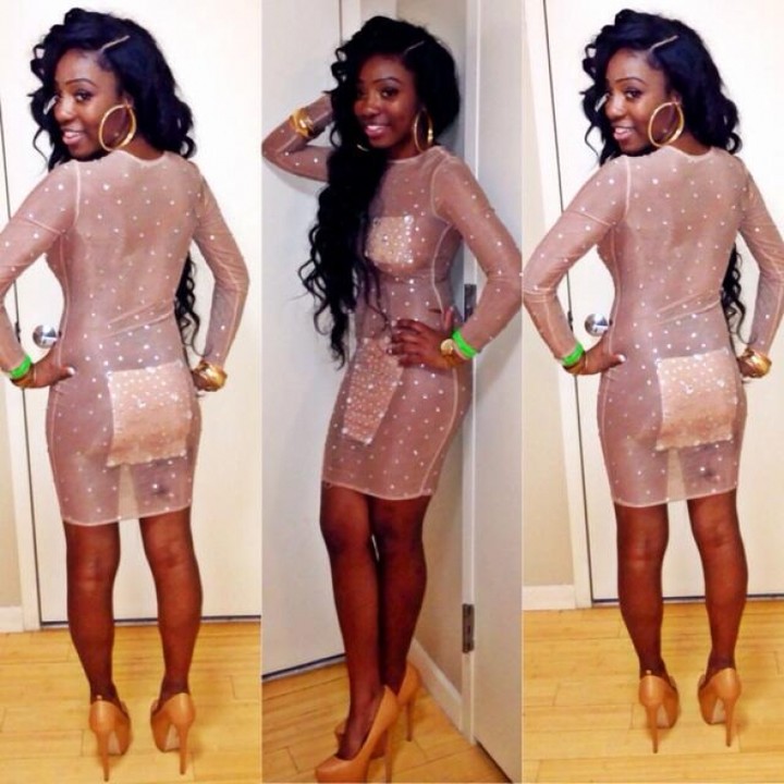 No Pant! No Bra… See What This Lady Wore Out To Party