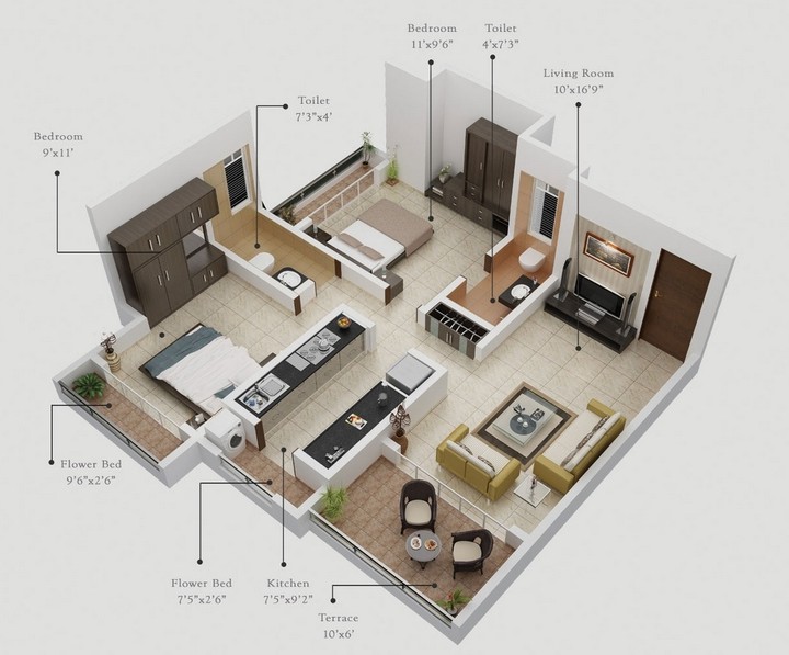 Featured image of post 3 Bedroom Flat Design Plan In Nigeria Pdf