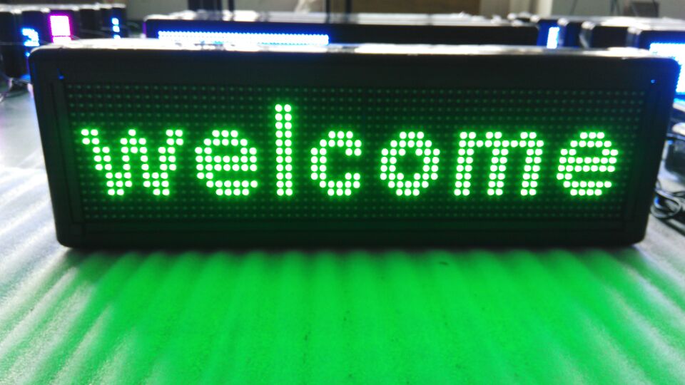 LED Welcome Panel Bord Leds Schild