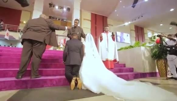Photos: Bishop Mike Okonkwo's Daughter's White Wedding Today