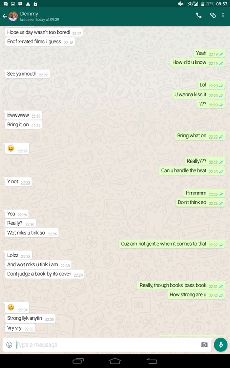 Flirt chat whatsapp The 9
