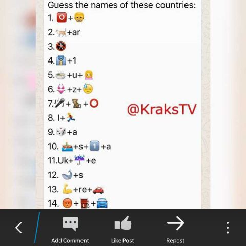 Guess The Names Of The Countries - Nairaland / - Nigeria