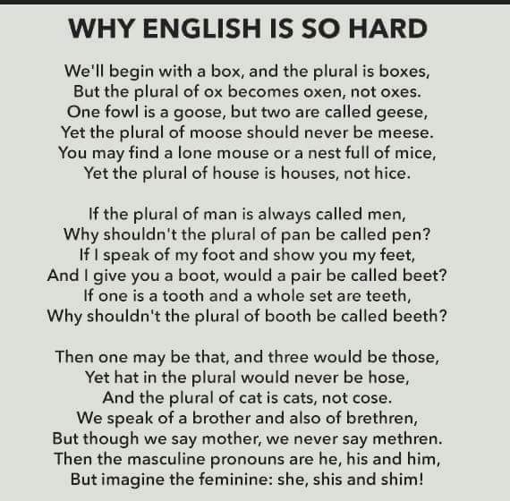 Why is American English so HARD!?