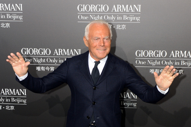 Photos: Meet The Real Giorgio Armani (italian Fashion Designer ...