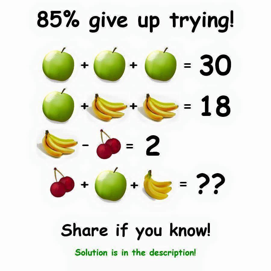 Выбери фрукт с ответом. Задачзадачки с фиуктами. Задачка с фруктами. Задачи с фруктами. Математические задачи с фруктами.
