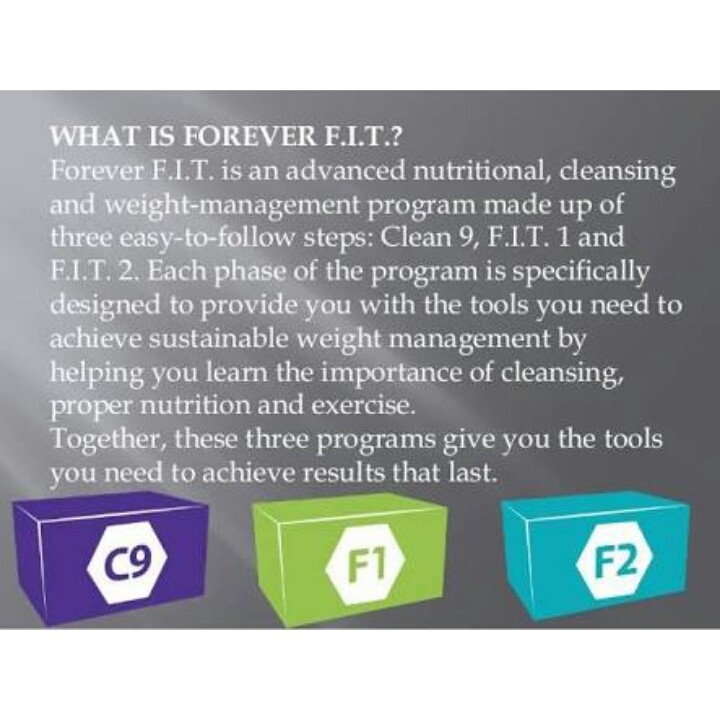 Forever F.I.T is an advanced nutritional, cleansing and weight-management  programme, designed to help you look a…