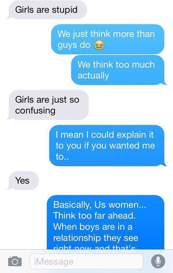 Confusing so are girls What Is