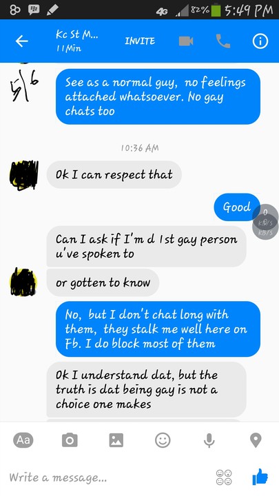 Gay chat facebook