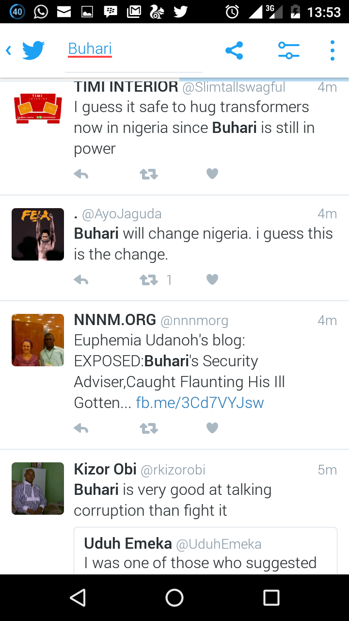 Buhari Trending On Twitter, Read Reactions From Nigerians ...