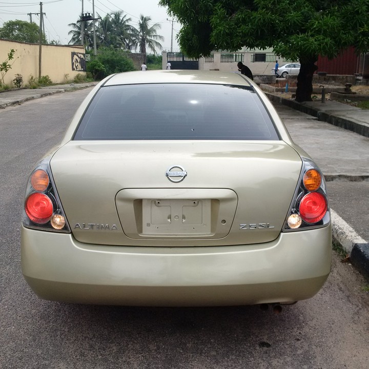 2005 Nissan Altima Tincan Cleared With Black Leather