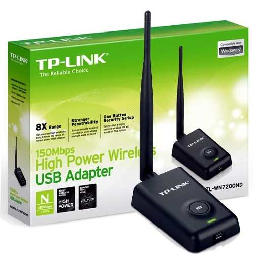 TP-Link TL-WN7200ND 150Mbps High Power Wireless USB Adapter 