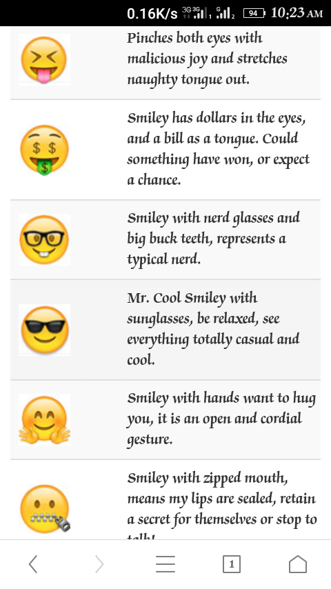 Whatsapp meaning smiley WhatsApp Emoji