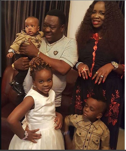 Mr Ibu With His Wife And Three Kids (Photo) - Celebrities - Nigeria