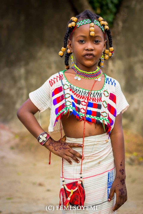 Check Out Photos Of A Cute Yoruba Kid Rocking It Better In Her Fulani ...