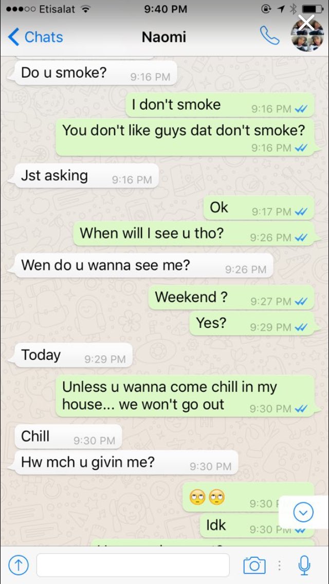 Sex whatsapp chat