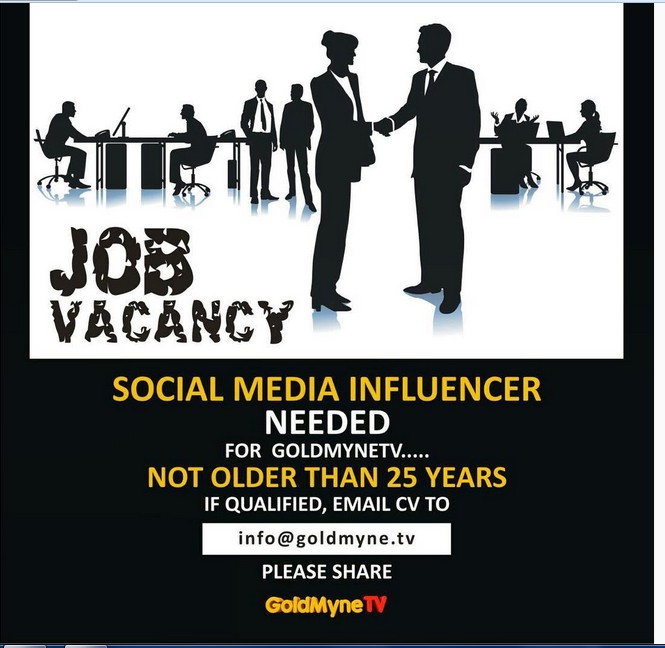 Job Vacancy Social Media Influencer Needed Urgently Jobs Vacancies Nigeria
