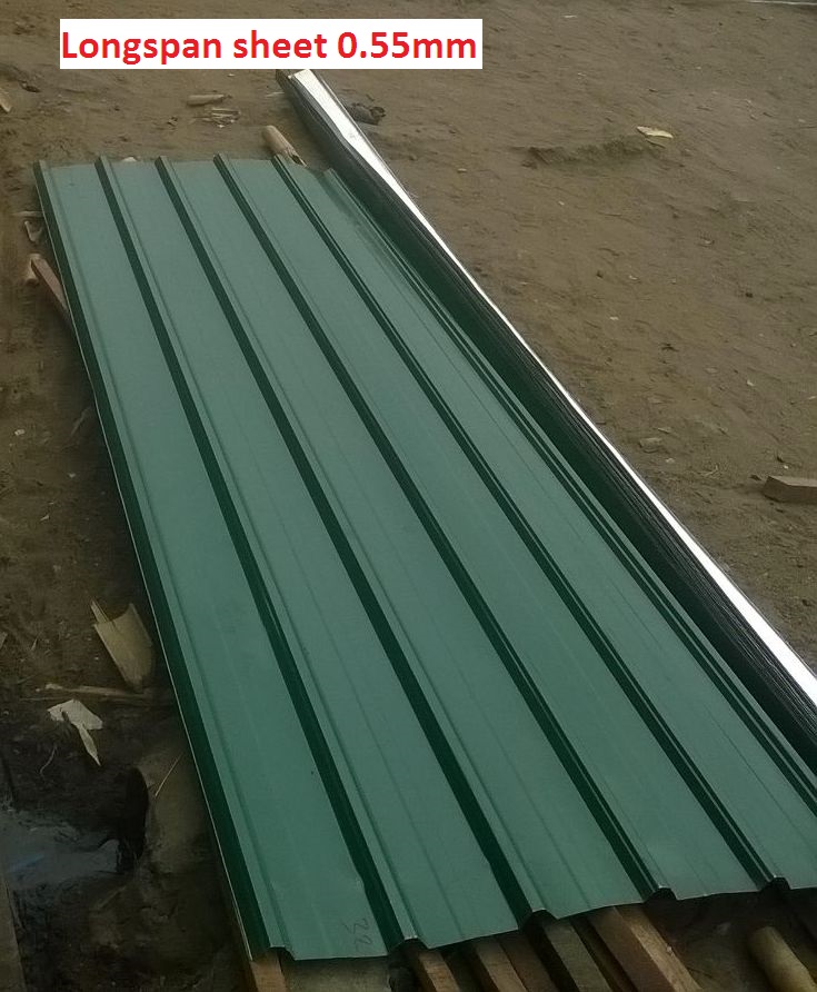 Price of Aluminum Roofing Sheets in Nigeria: THE PLAN EMBOSSED SURFACE LONG SPAN ALUMINUM ROOFING SHEETS