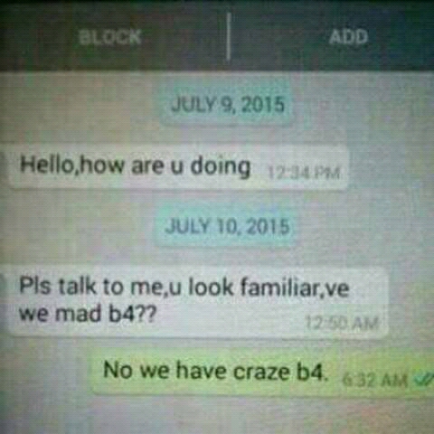 Very Funny Whatsapp Chat (screenshot) - Jokes Etc - Nigeria