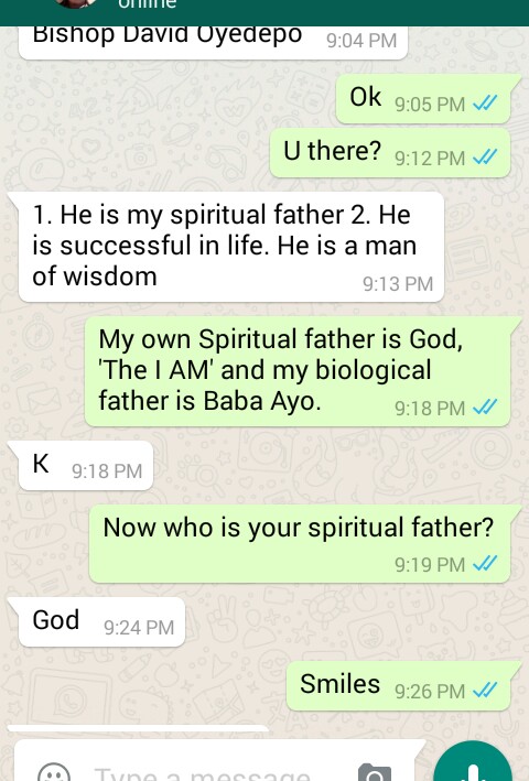 A Must Read Short Conversation Between 2 Friends About Spiritual Father ...
