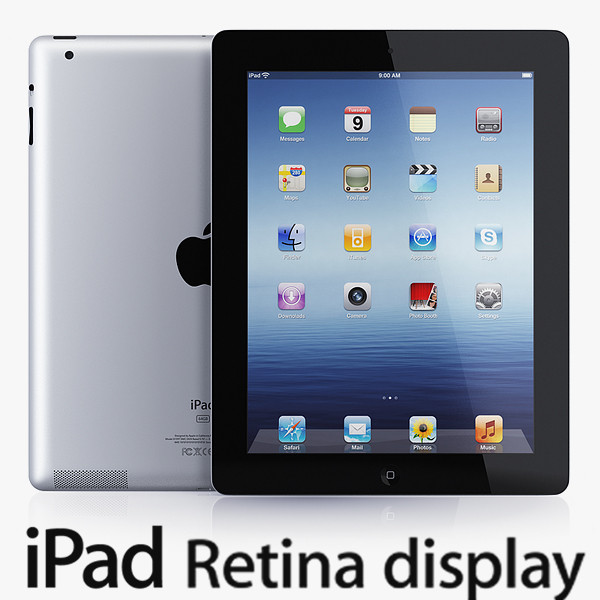 Are all 4th gen ipads have retina display moon terra