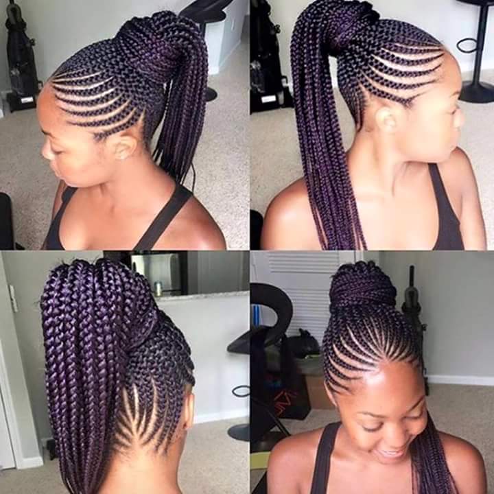 How To Style single Braids And pix of Different hot Styles Of Ghana ...